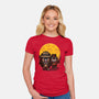 Raiders Of The Lost Cheese-Womens-Fitted-Tee-jrberger