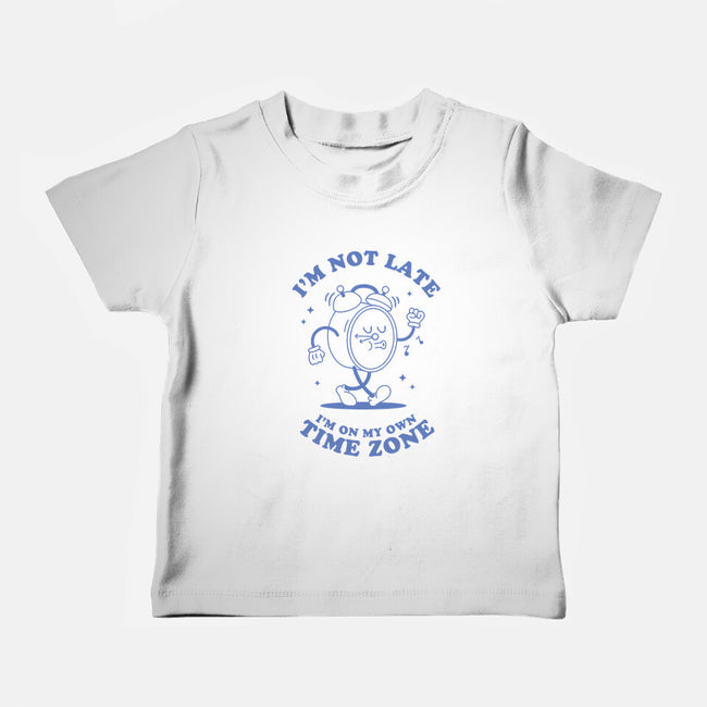 I'm On My Own Time Zone-Baby-Basic-Tee-brunopires