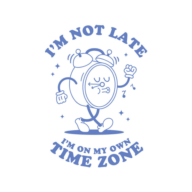 I'm On My Own Time Zone-Womens-V-Neck-Tee-brunopires