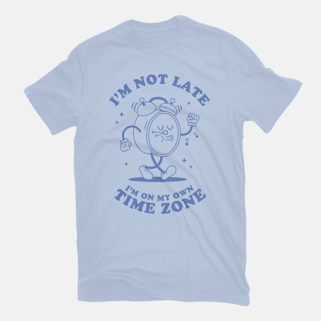 I'm On My Own Time Zone-Mens-Basic-Tee-brunopires