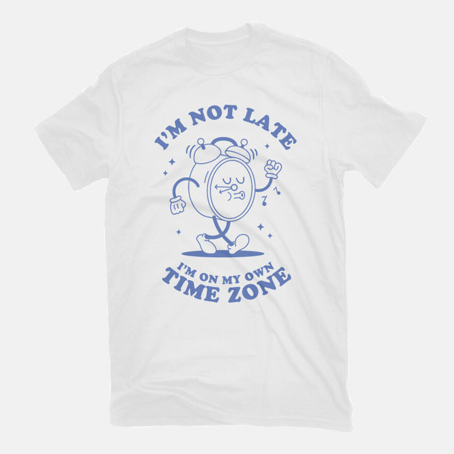 I'm On My Own Time Zone-Mens-Basic-Tee-brunopires