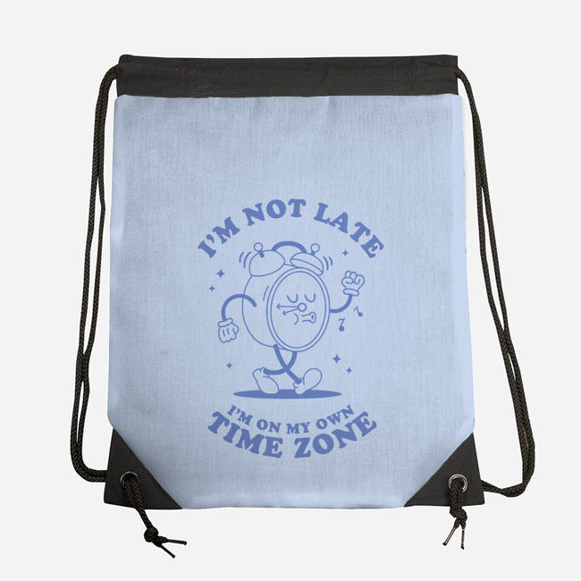 I'm On My Own Time Zone-None-Drawstring-Bag-brunopires