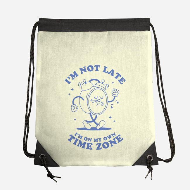 I'm On My Own Time Zone-None-Drawstring-Bag-brunopires