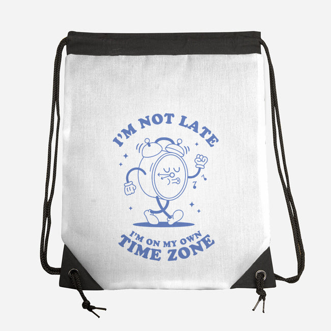 I'm On My Own Time Zone-None-Drawstring-Bag-brunopires