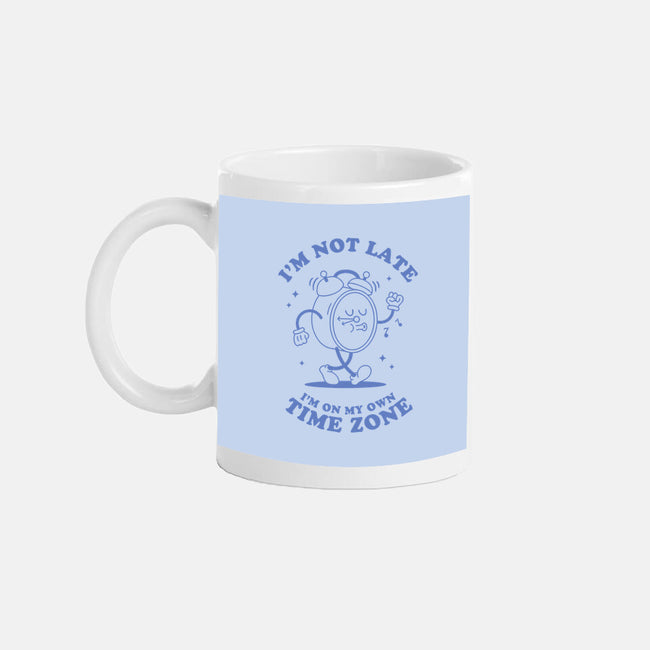 I'm On My Own Time Zone-None-Mug-Drinkware-brunopires