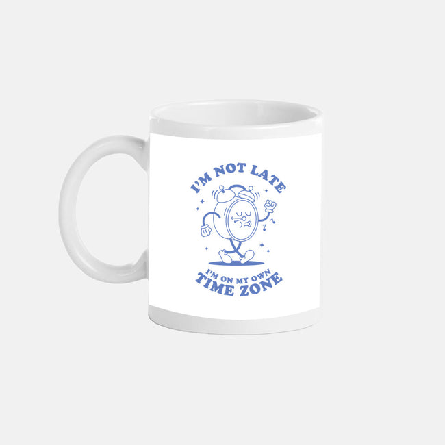 I'm On My Own Time Zone-None-Mug-Drinkware-brunopires