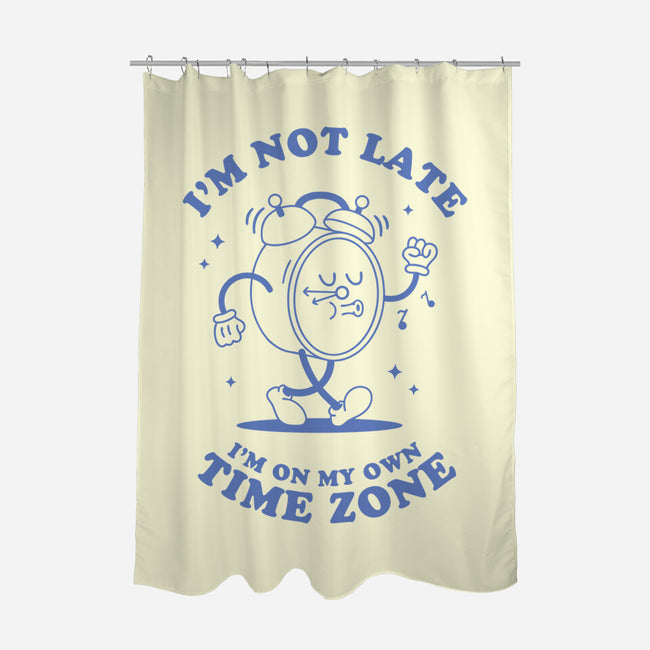 I'm On My Own Time Zone-None-Polyester-Shower Curtain-brunopires