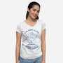 I'm On My Own Time Zone-Womens-V-Neck-Tee-brunopires