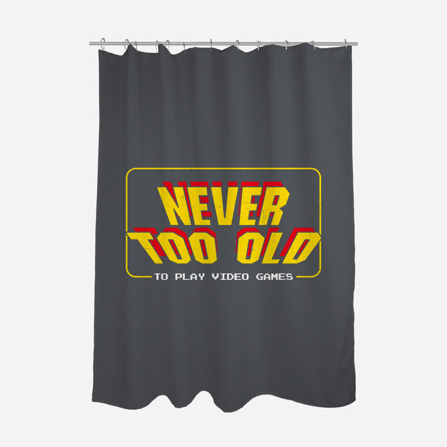 Retro Play3r-None-Polyester-Shower Curtain-Getsousa!