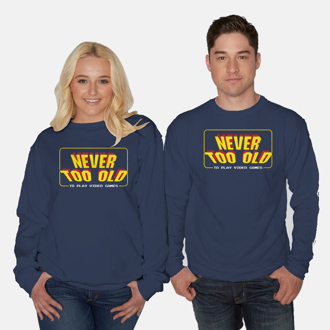 Retro Play3r-Unisex-Crew Neck-Sweatshirt-Getsousa!