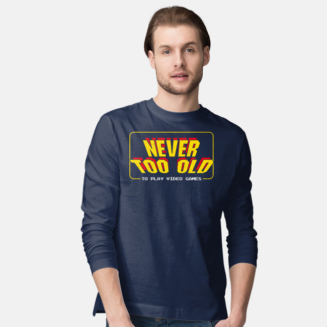 Retro Play3r-Mens-Long Sleeved-Tee-Getsousa!