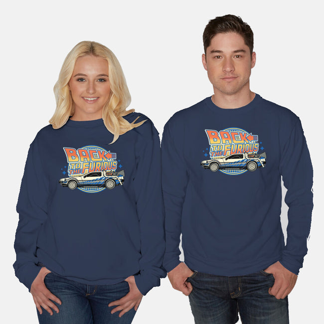 Back To Furious-Unisex-Crew Neck-Sweatshirt-Badbone Collections