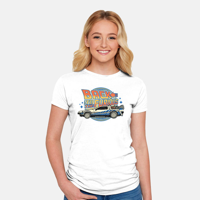 Back To Furious-Womens-Fitted-Tee-Badbone Collections