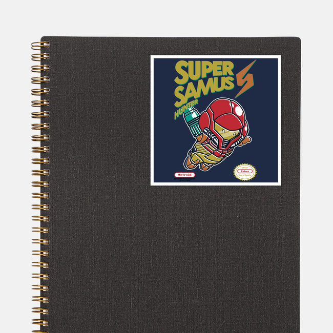 Super Samus Hunter-None-Glossy-Sticker-Arinesart
