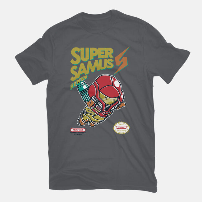 Super Samus Hunter-Womens-Fitted-Tee-Arinesart