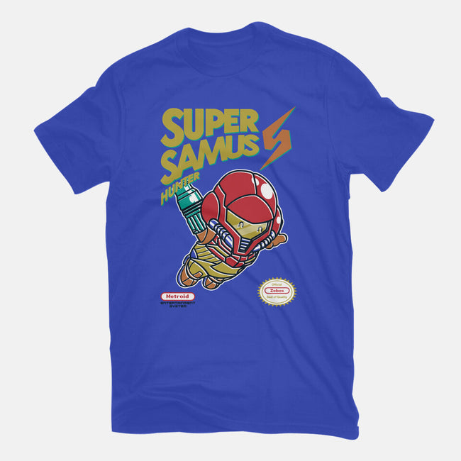 Super Samus Hunter-Womens-Fitted-Tee-Arinesart