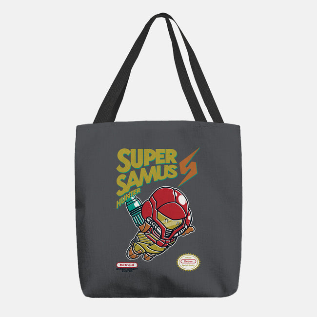 Super Samus Hunter-None-Basic Tote-Bag-Arinesart