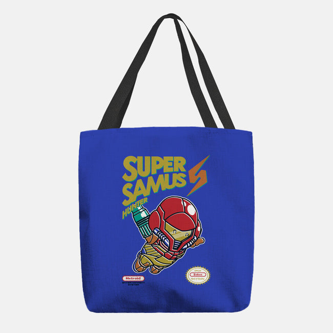 Super Samus Hunter-None-Basic Tote-Bag-Arinesart