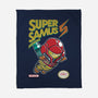 Super Samus Hunter-None-Fleece-Blanket-Arinesart
