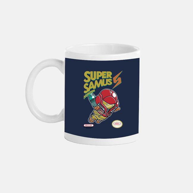 Super Samus Hunter-None-Mug-Drinkware-Arinesart
