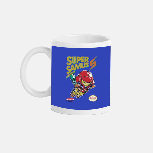 Super Samus Hunter-None-Mug-Drinkware-Arinesart