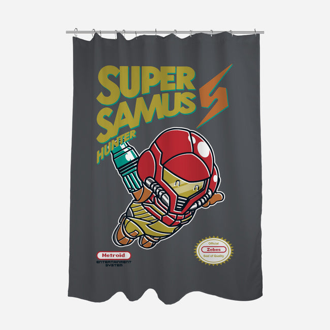 Super Samus Hunter-None-Polyester-Shower Curtain-Arinesart