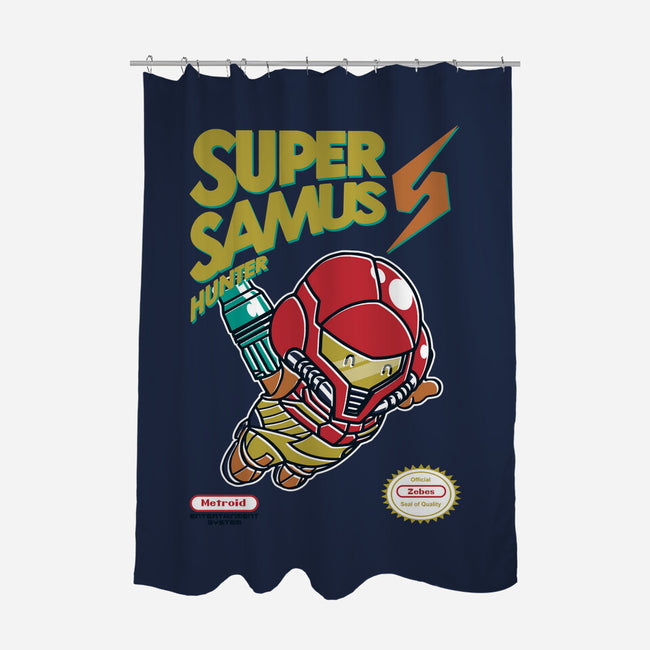Super Samus Hunter-None-Polyester-Shower Curtain-Arinesart