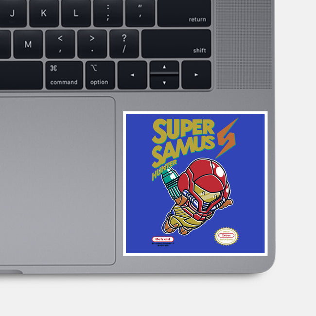 Super Samus Hunter-None-Glossy-Sticker-Arinesart