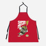 Super Mighty Warrior-Unisex-Kitchen-Apron-Arinesart