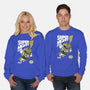 Super Mighty Warrior-Unisex-Crew Neck-Sweatshirt-Arinesart