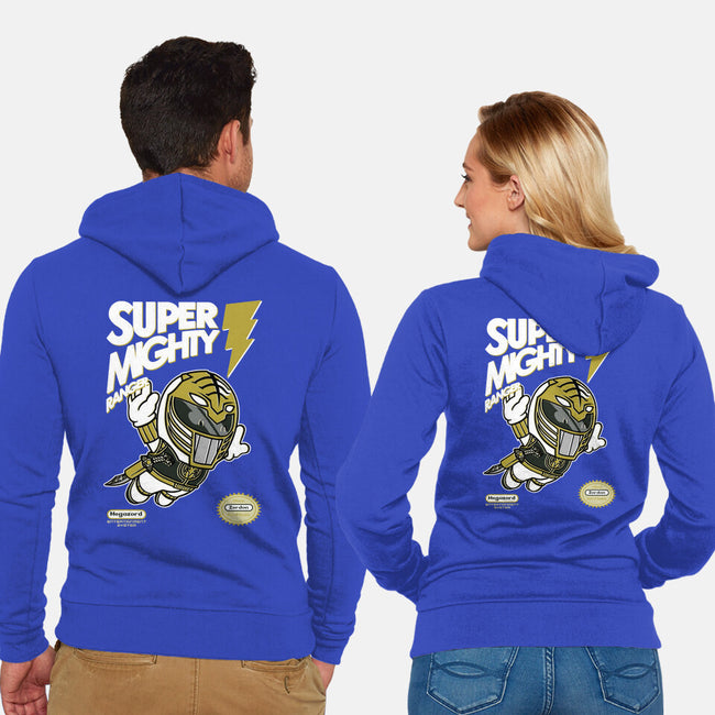 Super Mighty Warrior-Unisex-Zip-Up-Sweatshirt-Arinesart