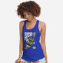 Super Mighty Warrior-Womens-Racerback-Tank-Arinesart