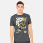 Super Mighty Warrior-Mens-Heavyweight-Tee-Arinesart