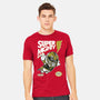Super Mighty Warrior-Mens-Heavyweight-Tee-Arinesart