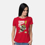 Super Mighty Warrior-Womens-Basic-Tee-Arinesart