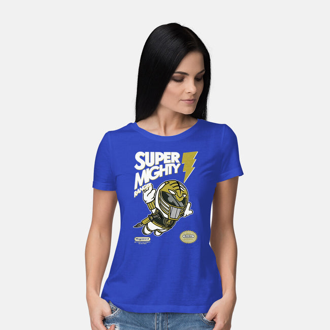 Super Mighty Warrior-Womens-Basic-Tee-Arinesart
