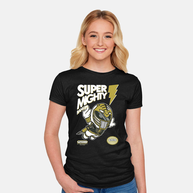 Super Mighty Warrior-Womens-Fitted-Tee-Arinesart