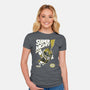 Super Mighty Warrior-Womens-Fitted-Tee-Arinesart