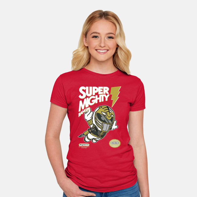 Super Mighty Warrior-Womens-Fitted-Tee-Arinesart