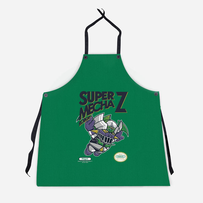 Super Mecha Z-Unisex-Kitchen-Apron-Arinesart