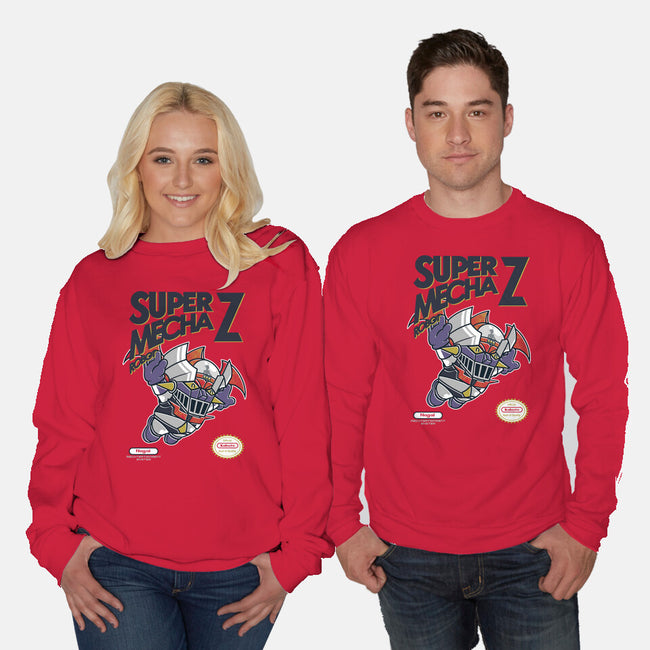 Super Mecha Z-Unisex-Crew Neck-Sweatshirt-Arinesart