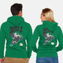 Super Mecha Z-Unisex-Zip-Up-Sweatshirt-Arinesart