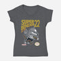 Super Bender 22-Womens-V-Neck-Tee-Arinesart