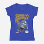 Super Bender 22-Womens-V-Neck-Tee-Arinesart