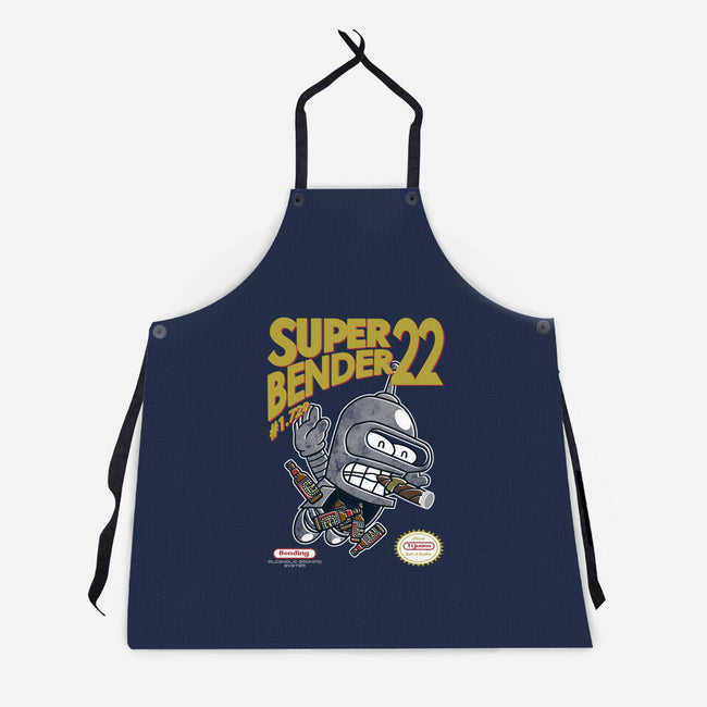 Super Bender 22-Unisex-Kitchen-Apron-Arinesart