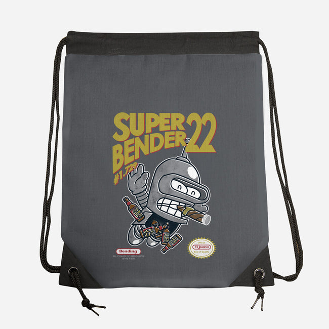 Super Bender 22-None-Drawstring-Bag-Arinesart