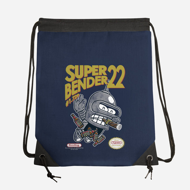 Super Bender 22-None-Drawstring-Bag-Arinesart