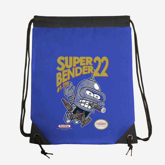 Super Bender 22-None-Drawstring-Bag-Arinesart