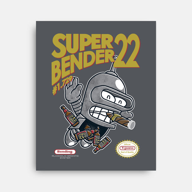 Super Bender 22-None-Stretched-Canvas-Arinesart