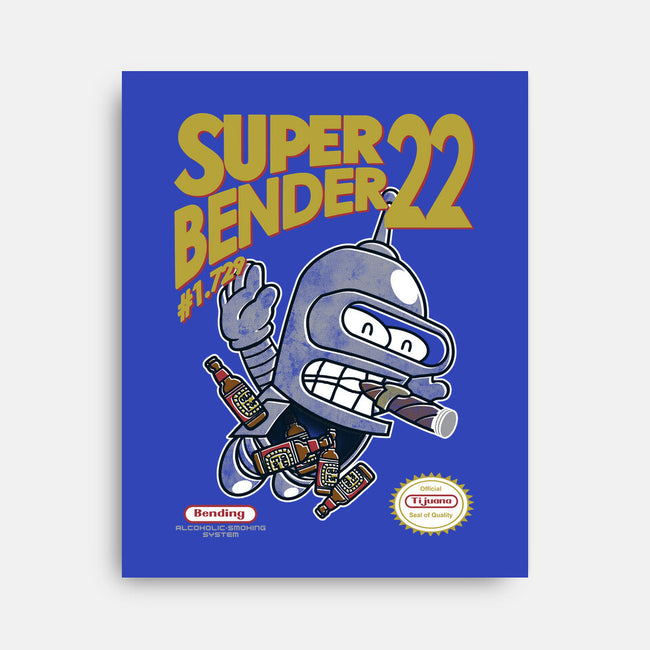 Super Bender 22-None-Stretched-Canvas-Arinesart
